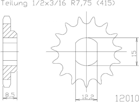 Picture of Voortandwiel sx 50 00/2023