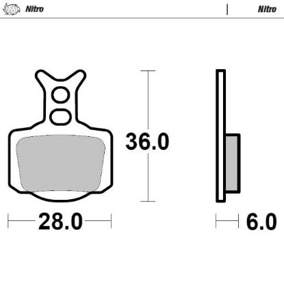 Picture of Remblokken  Voor en Achter ktm sx 50 24- Motomaster
