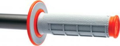 Picture of GREY/ORANGE TAPERED DUAL COMPOUND GRIPS