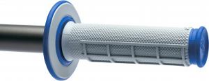 Picture of GREY/BLUE TAPERED DUAL COMPOUND GRIPS