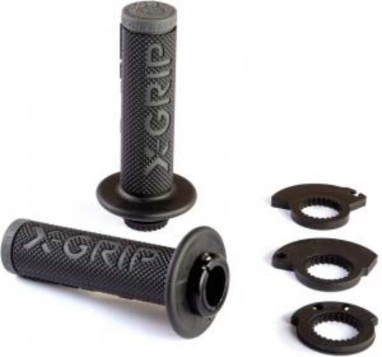 Picture of BRAAAAP GRIPS LOCK-ON BLACK-GREY
