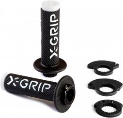 Picture of BRAAAAP GRIPS LOCK-ON BLACK-WHITE