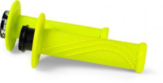 Picture of R20 LOCK-ON GRIPS WAVE NEON YELLOW