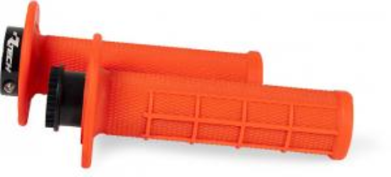 Picture of R20 LOCK-ON GRIPS HALF WAFFLE NEON ORANGE