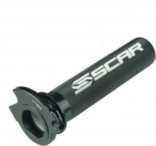 Picture of ALUMINUM THROTTLE TUBE + BEARING BLACK COLOR KTM/HUSQVARNA/GASGAS MINI