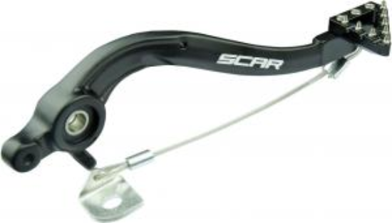 Picture of REAR BRAKE PEDAL 125-350EXC EXCF TE FE 17-23 EC ECF 21-23-BLACK