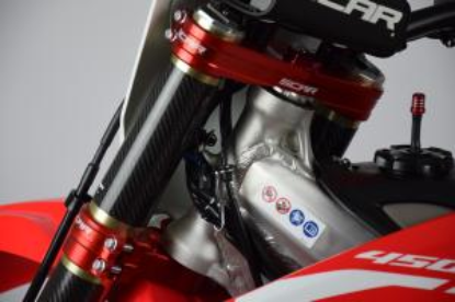 Picture of CRF250R 14-21 / CRF450R 13-20 TRIPLE CLAMPS OFFSET 22MM RED COLOR