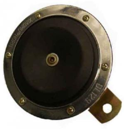 Picture of HORN 12V 110M, BLACK/CHROME