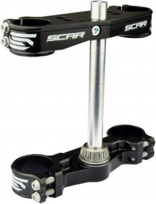 Picture of SX65 TC65 MC65 2024- TRIPLE CLAMPS OFFSET:22MM BLACK COLOR KTM/HUSQ/GG