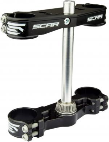 Picture of SX65 TC65 MC65 2024- TRIPLE CLAMPS OFFSET:22MM BLACK COLOR KTM/HUSQ/GG