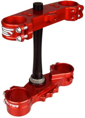 Picture of CRF250 10-13 CRF450 09-12 TRIPLE CLAMPS - CRF OFFSET 22MM RED COLOR