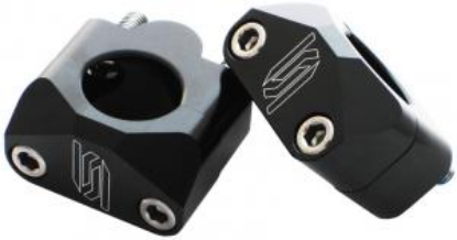 Picture of UNIVERSAL BAR MOUNT KIT BLACK COLOR 22.2MM CLAMP TO 28.6MM
