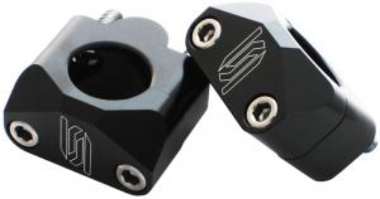 Picture of UNIVERSAL BAR MOUNT KIT BLACK COLOR 22.2MM CLAMP TO 28.6MM