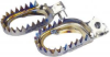 Picture of YAMAHA/FANTIC YZ65 17- YZ/YZF 98- TITANIUM FOOTPEGS GRIPPER ANTI MUD