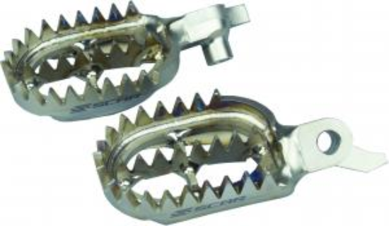 Picture of YAMAHA/FANTIC YZF 23-  TITANIUM FOOTPEGS GRIPPER