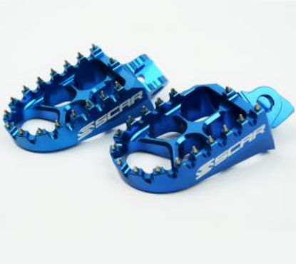 Picture of KX 65/85 EVO FOOTPEGS ALU BLUE COLOR