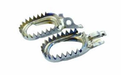 Picture of KX250F 06- / KX450F 07- TITANIUM FOOTPEGS ANTI MUD KAWASAKI