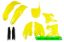 Afbeeldingen van UFO FULL KIT YAMAHA YELLOW RESTYLING - YZ 125 2008-2014