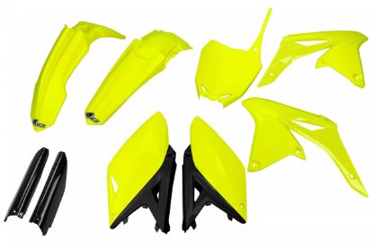 Picture of UFO FULL KIT SUZUKI NEON YELLOW - RMZ 250 2010-2018