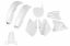 Picture of UFO FULL KIT SUZUKI WHITE - RM 125 2001-2005