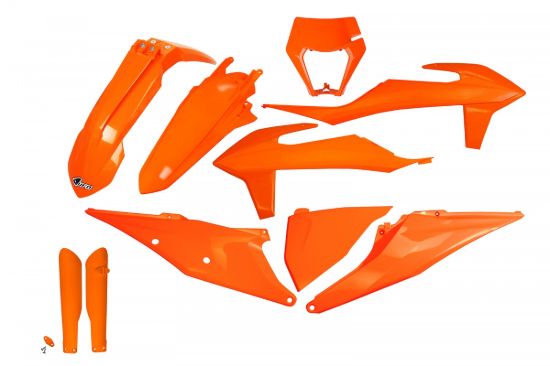 Picture of UFO FULL KIT KTM ORANGE WITH HEADLIGHT - EXC /EXC-F 2020-2023