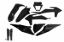 Picture of UFO FULL KIT KTM BLACK WITH HEADLIGHT - EXC /EXC-F 2020-2023
