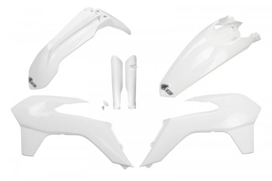 Picture of UFO FULL KIT KTM WHITE - EXC / EXC-F 2014-2016