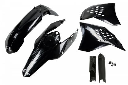 Picture of UFO FULL KIT KTM BLACK - EXC / EXC-F 2009-2011