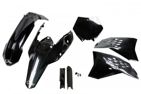 Picture of UFO FULL KIT KTM BLACK - SX / SX-F 2007-2010