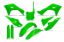 Afbeeldingen van UFO FULL KIT KAWASAKI NEON GREEN - KXF 450 2024 ...