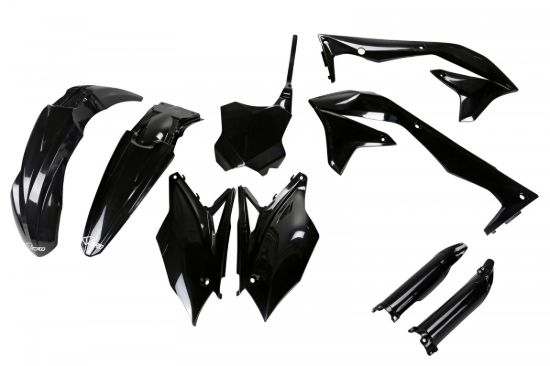Picture of UFO FULL KIT KAWASAKI BLACK - KXF 450 2018-2018