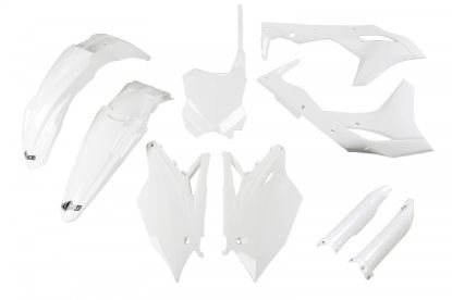 Picture of UFO FULL KIT KAWASAKI WHITE - KXF 250 2018-2020