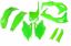 Picture of UFO FULL KIT KAWASAKI NEON GREEN - KXF 250 2017-2017