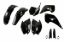 Picture of UFO FULL KIT KAWASAKI BLACK - KX125/250 03-08