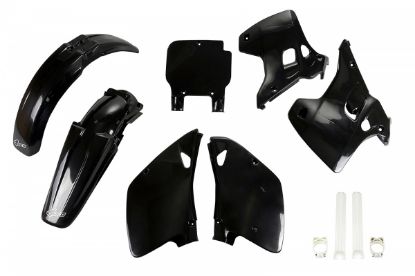 Picture of UFO FULL KIT KAWASAKI BLACK - KX 125/250 1993-1993