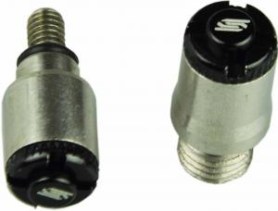 Afbeeldingen van Voorvork ontluchtingsnippels WP AER Luchtvering M8X1/M4X0,7 Zwart