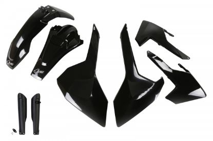 Picture of UFO FULL KIT HUSQVARNA BLACK - TE / FE 2017 - 2019