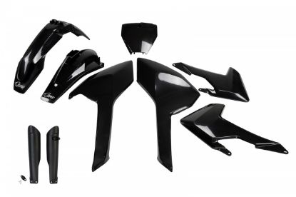 Picture of UFO FULL KIT HUSQVARNA BLACK - TC / FC 2016-2018