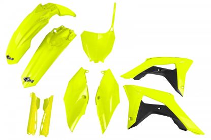 Afbeeldingen van UFO FULL KIT HONDA NEON YELLOW - CRF 250R 2018-2021 / CRF 450R 2017 - 2020