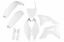 Afbeeldingen van UFO FULL KIT HONDA WHITE - CRF 250R 2018-2021 / CRF 450R 2017 - 2020