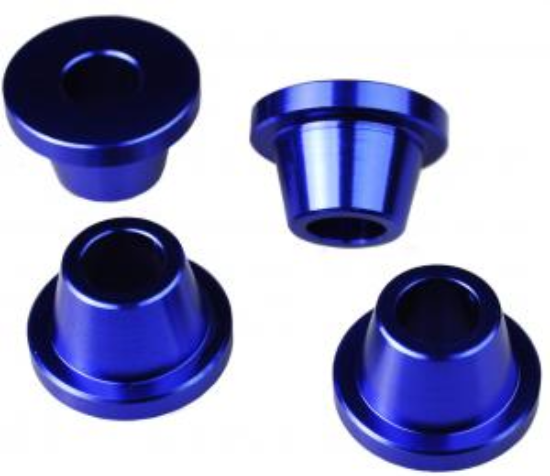 Picture of Scar Aluminium Rubber Killer Yamaha/Fantic Blauw YZ450F 2014-2023 YZ250F 2014-2023 WR250F 2015-2020 WR450F 2016-2021 XXF 250 2021-2024 XXF 450 2021-2024