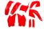 Afbeeldingen van UFO FULL KIT HONDA RED - CR 125 / CR 250 2000-2001