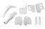 Afbeeldingen van UFO FULL KIT HONDA WHITE - CR 500 1991-1994