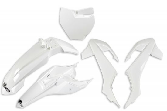 Picture of UFO PLASTIC KIT KTM WHITE 047 - SX65 16-23
