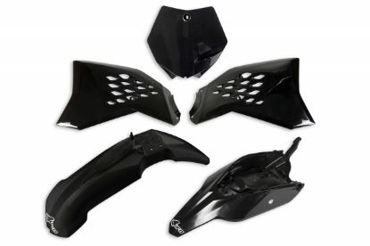 Picture of UFO PLASTIC KIT KTM BLACK - SX65 12-15