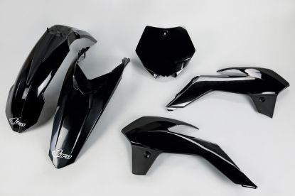Picture of UFO PLASTIC KIT KTM BLACK - KTM 85 13-16