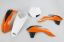 Picture of UFO PLASTIC KIT KTM ORANGE / WHITE / BLACK (OEM) - KTM 85 13-16