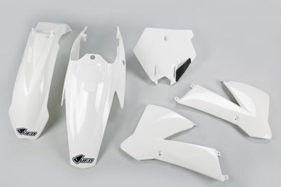 Picture of UFO PLASTIC KIT KTM WHITE 047 - SX85 04-05