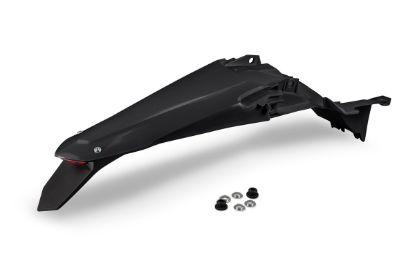 Picture of UFO REAR FENDER YAMAHA BLACK - YZF250/WRF450 24-25 / YZF 450 23-25