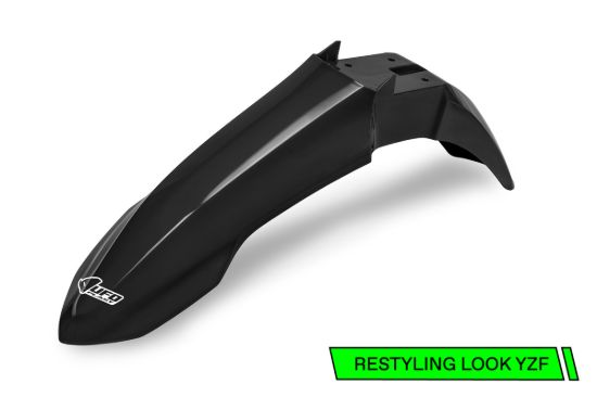 Picture of UFO FRONT FENDER YAMAHA BLACK - YZF250 24-25 / YZF 450 23-25